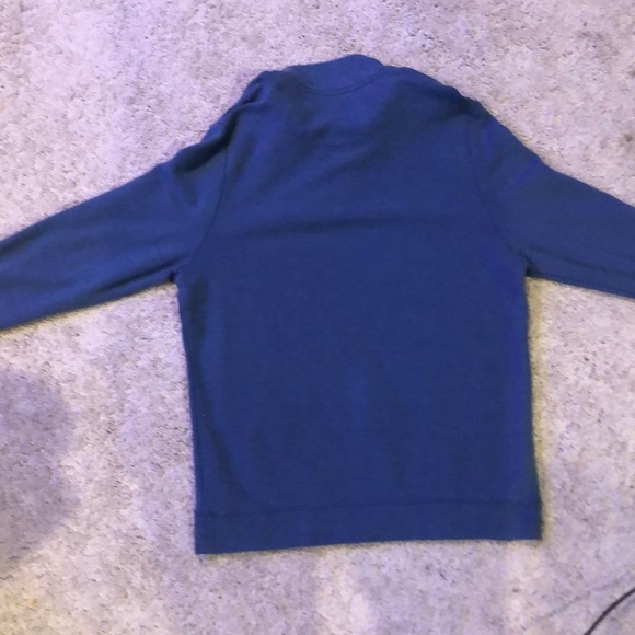 Vineyard Vines blue quarter zip Kids large - Picture 2 of 3